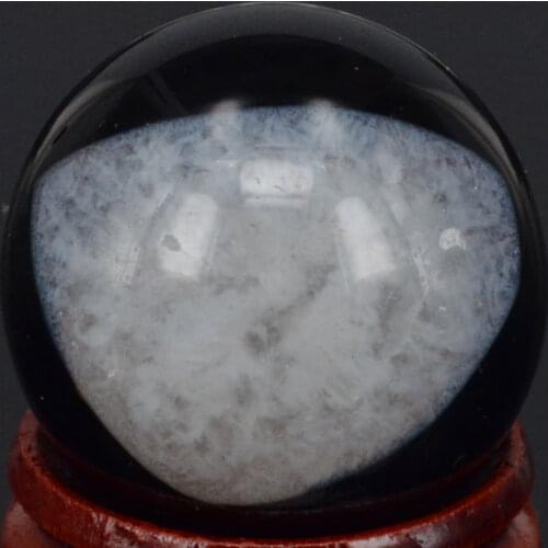 1.2") 30MM Natural Gemstone Evil Eye Agate Sphere Crystal Globe Ball Chakra Healing Reiki Stone Carving Crafts,Minerals