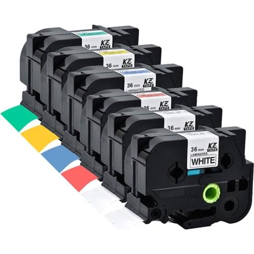 1Pack 36mm Tze Tape TZe-261 Compatible for Brother P Touch ribbon printer Standard Laminated Ribbon Cassette tze-161 tz461 tz561