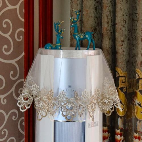 83CM European-style lace embroidery refrigerator towel multi-function dust cover cloth tablecloth Christmas wedding decoration