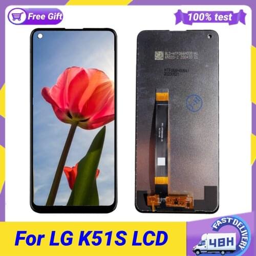 AAA+For LG K51S LCD LMK510EMW LM-K510EMW Display Touch Screen Digitizer Assembly Replacement Accessory For LG K51S 6.55"