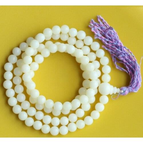 Seed 8MM 108 beads-Mala necklace-108 Mala necklace-Yoga necklace-Yoga jewelry-Mala necklace