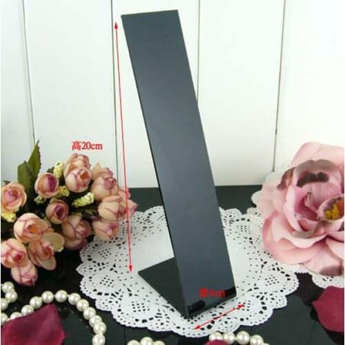 Black Hair Barrette Clip Hairpin Jewelry Display Stand Rack Showcase Holder