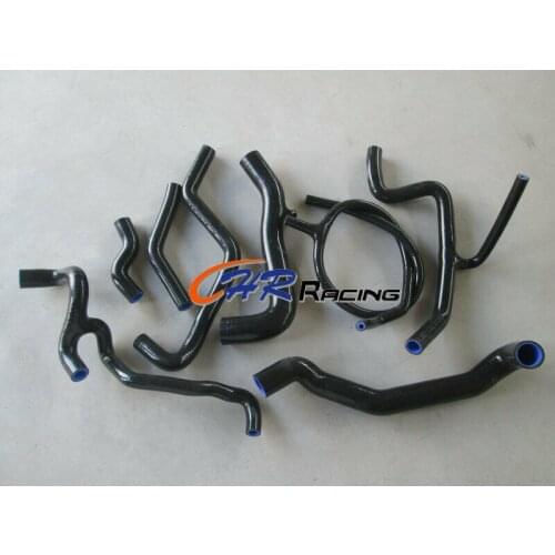 FOR SILICONE HOSE VW GOLF/JETTA MK3 A3 VR6 2.8/2.9 AAA/ABV ENGINE NON-US BLACK