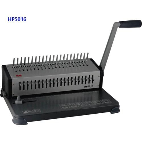 HP5016 Manual Comb Wire Binding Machine A4 Paper Book Binder Paper Folder binding machine