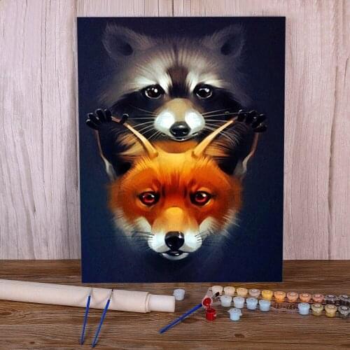 Egypt Cat Animal Coloring By Numbers Painting Set Oil Paints 40*50 Oil Painting Home Decor For Kids Wholesale