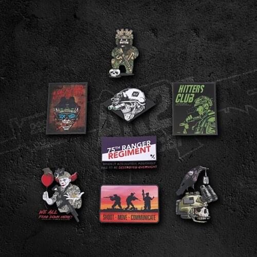 Skull Night Vision Device Tactical Helmet Military Series Hitters Club Stickers Car Refrigerator Suitcase Outdoor DIY Decoration