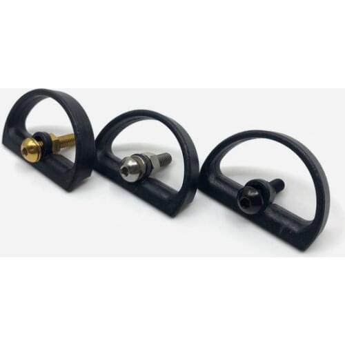 Union Jack for Brompton front fork plastic baffle plate with black gold silver 3 color titanium screws