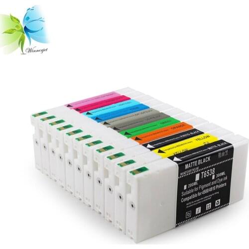 WINNERJET 200ml Compatible Disposable Ink Cartridge for Epson Stylus Pro 4900 4910 Printer