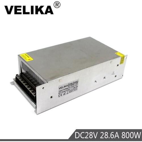 Power Supply Switching 28.6A 800W Driver Transformers 220V 110V AC to DC 28V Power Adapter for CCTV DIY LED lighting CNC Printer