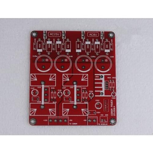 High current LT1083 optical drive HiFi power supply independent rectification 3-way voltage regulator PCB empty board