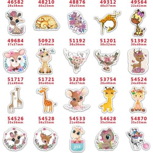 10 Pcs Cartoon Planar Resin Cabochons PR46582