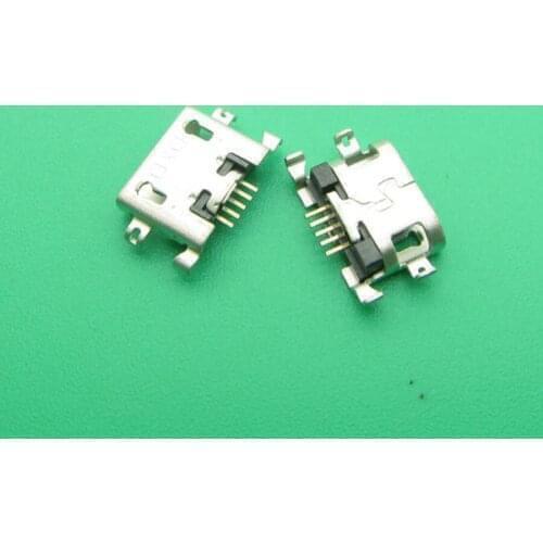 100pcs Micro USB jack Mini Charging socket connector For ZTE V815W For lenovo A798T A590 A808 A706T A670T S890 S820 S880 A710E