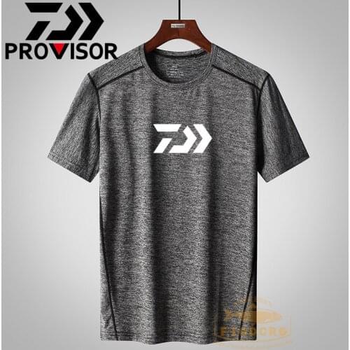 2021 DAWA Fishing Clothes Summer Short-sleeved Fishing Clothes Quick-drying Short-sleeved Fishing Shirt DAIWA Fishing T-shirt