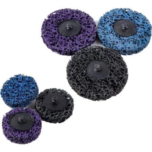 3pc Roloc Quick Change Discs 2 Inch/3" Sanding Discs Rust Paint Removal Surface Condition Discs for Metal