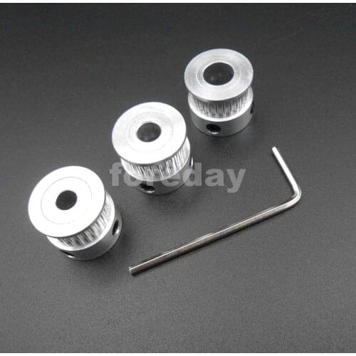 50PCS X 2GT 25 Teeth Synchronous Timing Drive Pulley Sheaves Wheel 6mm Wide GT2 25T 5MM 6MM 8MM M5 M6 M8 50PCS/LOT *FD838-840