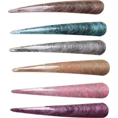 Korean Style Acrylic Hair Clips Fashion Large Size Duck Clip Simulation Ox Horn Clamp Ponytail Clips Hair Accessories Headwear