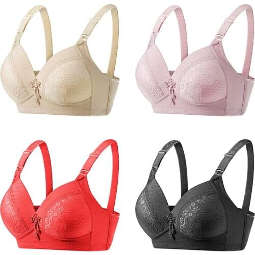 Push Up Women Bra Wireless Underwear Ladies Bras for Women Wire Free Thin Padded Bralette Cup A B C 34 36 38 40 42 44