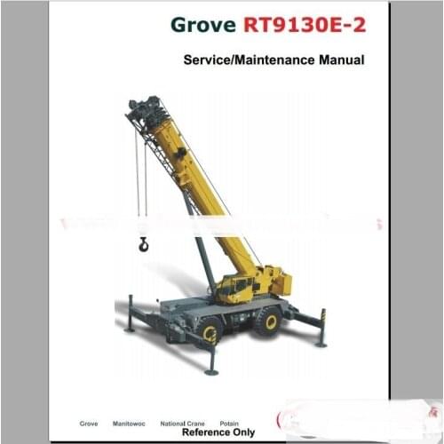 Grove Mobile Cranes GMK Models Full Service & Maintenance Manual DVD