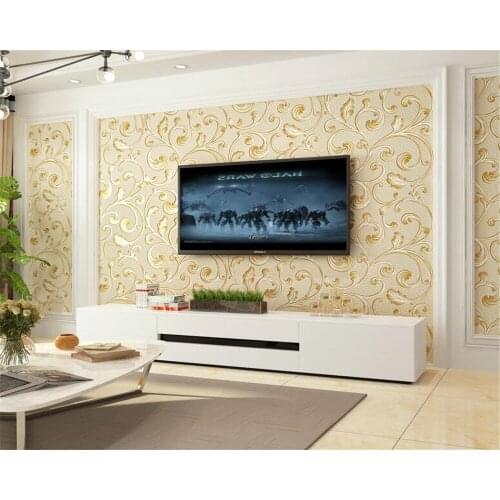 Beibehang European 3d embossed geometry deer velvet wallpaper Living room bedroom TV background home decoration 3d wallpaper