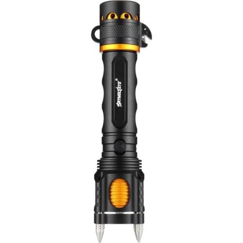 Hot sale LED outdoor anti-wolf multi-function car light flashlight T6 strong light rechargeable self-defense flashlight
