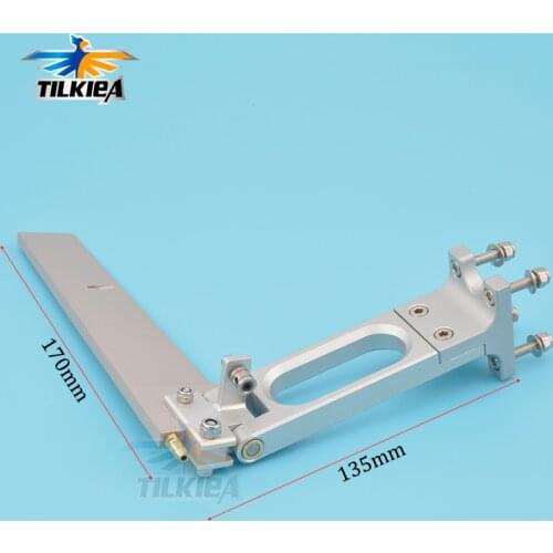 Good Quality T Type Holder CNC Aluminum Alloy 135x170mm Rudder with Water Pickup For Rc Boat