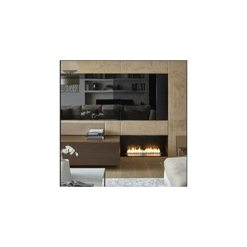 Inno-Fire 18 inch silver or black wifi real fire intelligent indoor auto bio ethanol fireplace insert