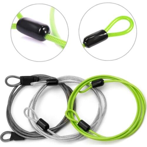 100cm Universal Anti-Theft Bike Bicycle Lock Cable High Strength Steel Cable Coil For Motorcycle Mtb Bike Security Lock Cable