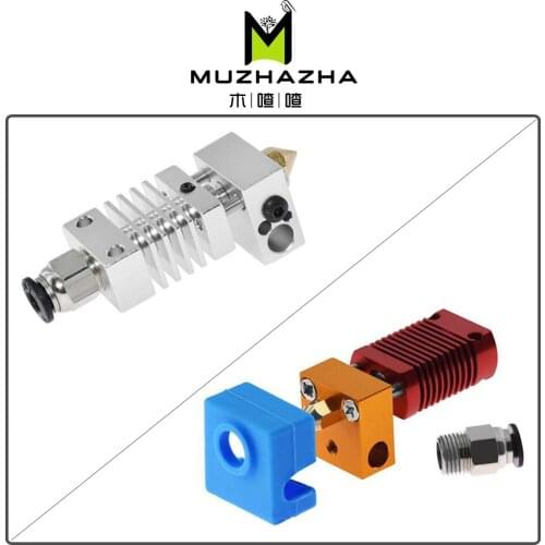 MK8 Assembled Extruder Hot End kit for Ender 3 CR10 printer 1.75mm 0.4mm Nozzle aluminum heating block 3d printer accessories