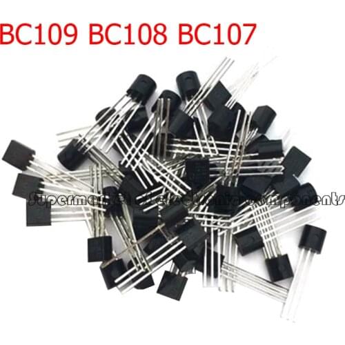 10Piece BC109 TO92 BC109B Transistor TO-92 BC107 BC107B BC108 BC108B New