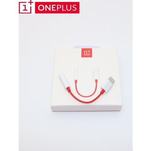 Original Oneplus Earphone Jack Adapter Type-C To 3.5mm Headphone Converter Cable For One plus 1+6T 7 7Pro 7T with retailbox