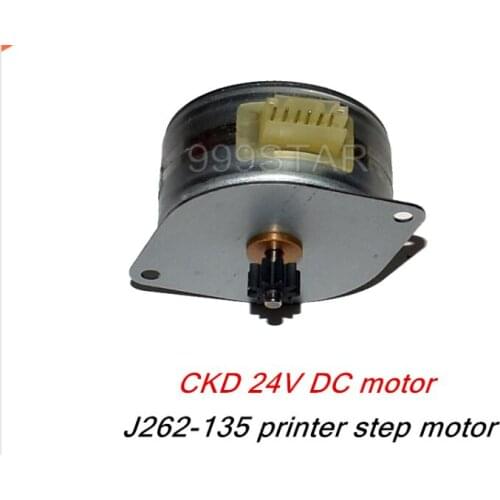 1PCS 42MM original CKD micor DC 24V motor J262-135 printer step motor 6-WIRE