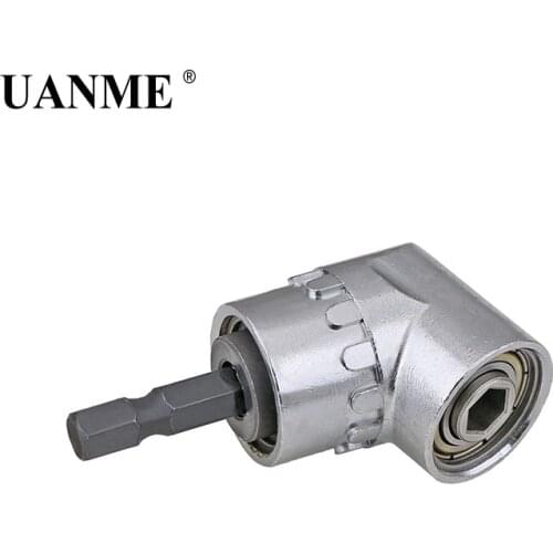 UANME Adjustable 1/4 Hex Shank Angle Driver Screwdriver 105 Degree Magnetic Bit Angle Extension Screw Socket Holder Adapter