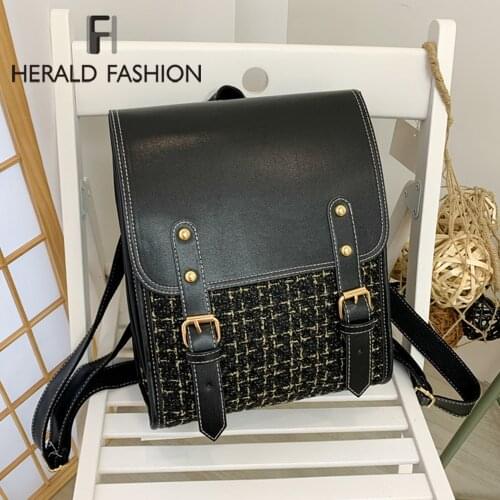 High Quality Luxury Backpacks Female Leather Backpacks Sac A Dos Women Fashion Travel Rucksacks for Girls School Bags for Girls