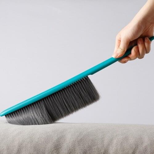 1 Piece Household Long Handle Soft Brush Bedroom Quilts Sofa Carpet Dust Removal Brush Home Sweeping Tools for Daily Cleaning