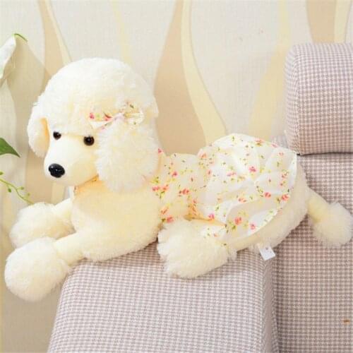 Cute Plush Toys Poodle Lovley Stuffed Animal Dog Doll Christmas Birthday Gifts For Kids