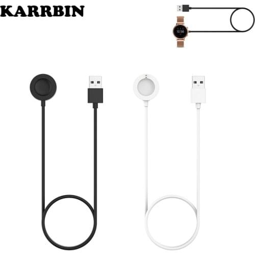 KARRBIN USB Fast Charging Cable Dock Cradle Magnetic Charger Adapter for Emporio Armani Skagen Falster 2 Fossil Gen 4 Gen 5