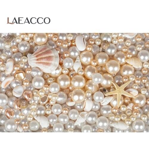Vinyl Backdrops For Photography Tropical Summer Pearl Shell Coral Starfish Jewellery Portrait Photophone Photocall Photo Studio