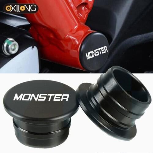 Motorcycle Fairing Guard Frame Hole Cap Cover FOR Ducati MONSTER 797 Scrambler Classic Scrambler Icon Sixty2 2015 2016 2017 2018
