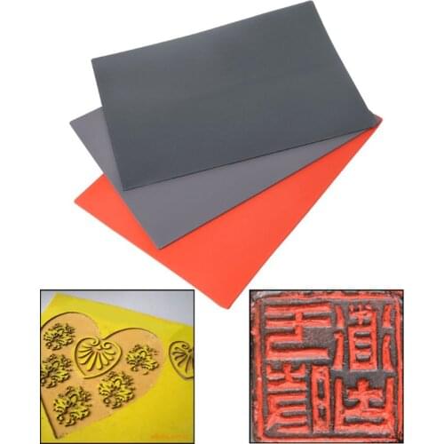 1pc Laser Rubber Sheet Oil Abrasion Resistance Precise Printing Engraving Sealer Stamp A4 Size 297 x 211 x 2.3mm Dropshipping