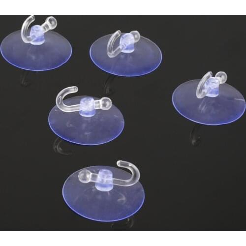 10Pcs 50mm Transparent Bathroom Sucker Suction Cups Clear Strong Vacuum Suckers Hook Hanger For Window Kitchen Doll Toy Fridge