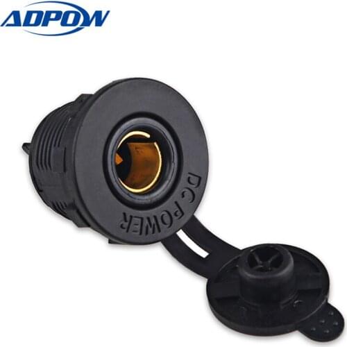 12V Cigarette Lighter Power Outlet Waterproof Car Motorcycle Boat for European Cigarette Lighter Power Socket