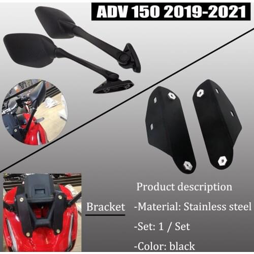 MTKRCING ADV 150 adv150 2019 2020 accesorios de motocicleta adaptador de espejo lateral trasero soporte de stent fijo montaje tr