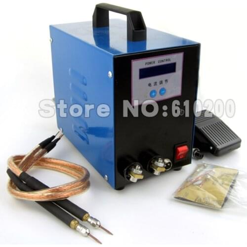LCD Display 18650 Battery Spot Welder Machine Pedal Control Pen Type Handheld Welding Machine 220V