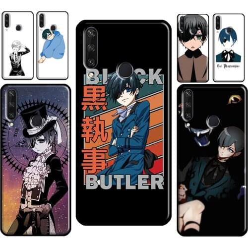 Black Butler Ciel Phantomhive For Huawei Y5P Y6P Y7A 2020 Y9S Y3 Y5 Y6 Y7 Y9 2019 2018 2017 Nova 3 2 i 5T Phone Cover