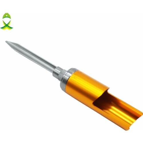 JSM Portable Aluminum alloy golden Telescoping Rod Holder for Fishing Pole Tackle Tools Supporter Rack