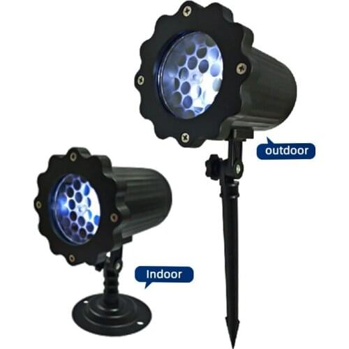 Two fixing methods,which can be mounted on the wall or inserted into outdoor wall lawn lamps on the lawn(without remote control)