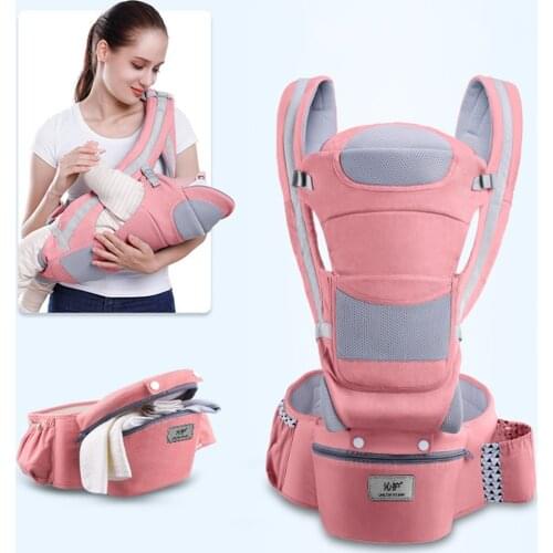 Ergonomic Baby Carrier Infant Baby Hipseat Waist Carrier Front Facing Ergonomic 0-36M Travel Sling Baby For Kangaroo