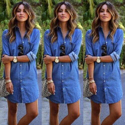 ITFABS Womens Denim Shirts
