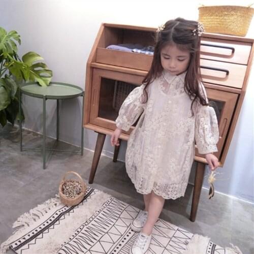 DFXD Toddler Girls Outfits 2018 Spring Autumn Long Sleeve Soild Color Lace Single-breasted Coat+Vest Shirt 2pcs Princess Sets