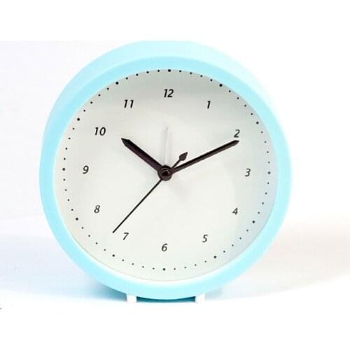 Creative Childrens Student Alarm Clock Latest Cartoon Alarm Clock Simple Solid Color Alarm Clock